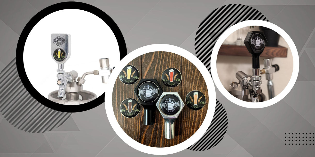 Custom milled tap handles