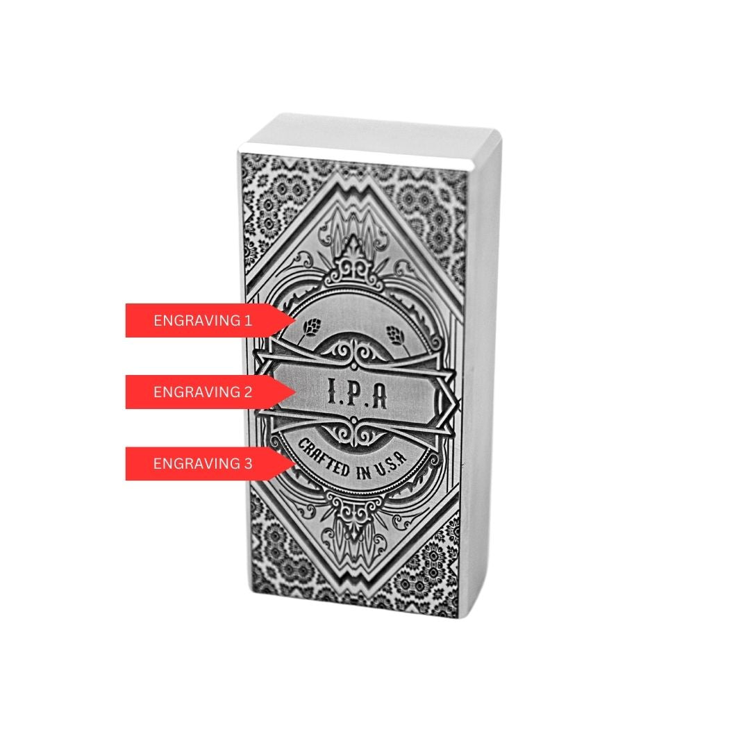 Vertical Custom Block Tap Handle