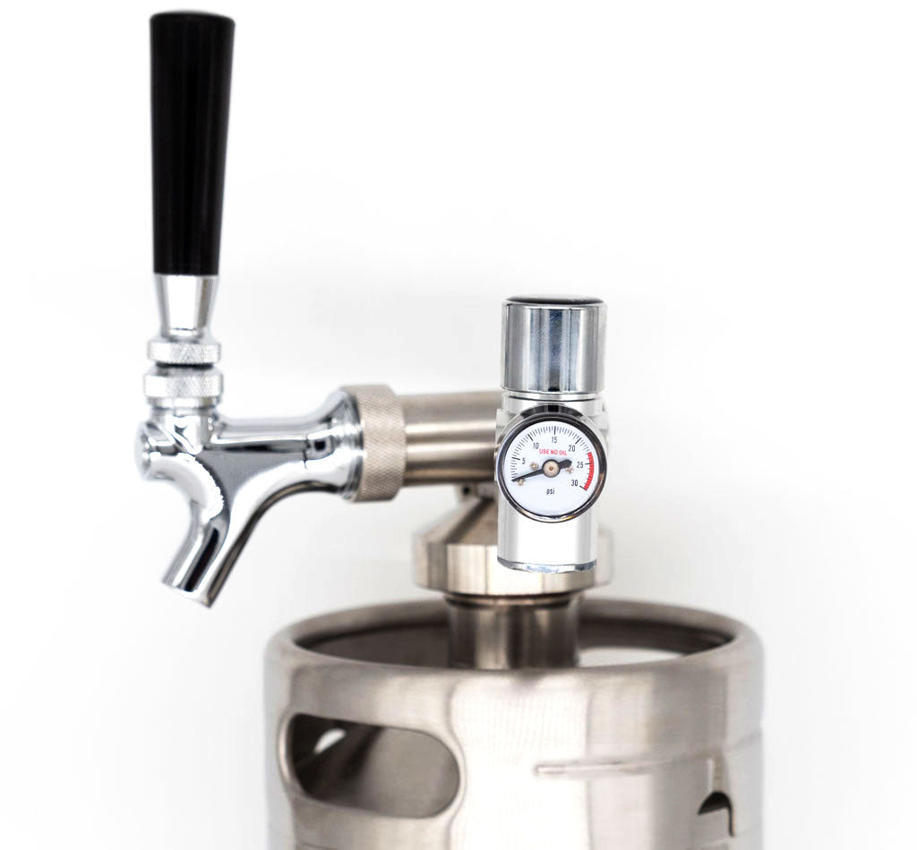 Co2 regulator stainless steel low pressure guage