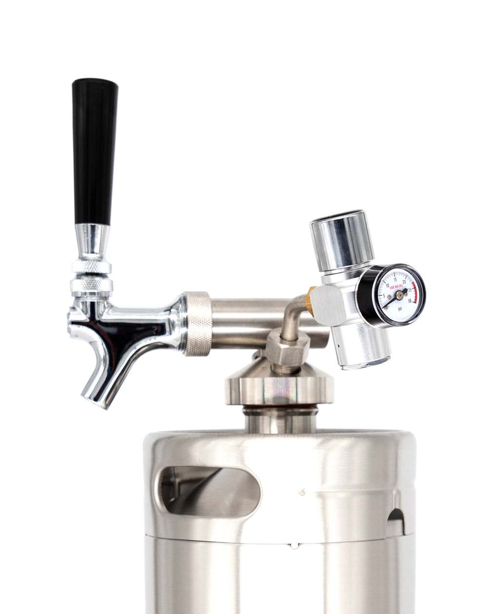 Co2 regulator stainless steel low pressure guage