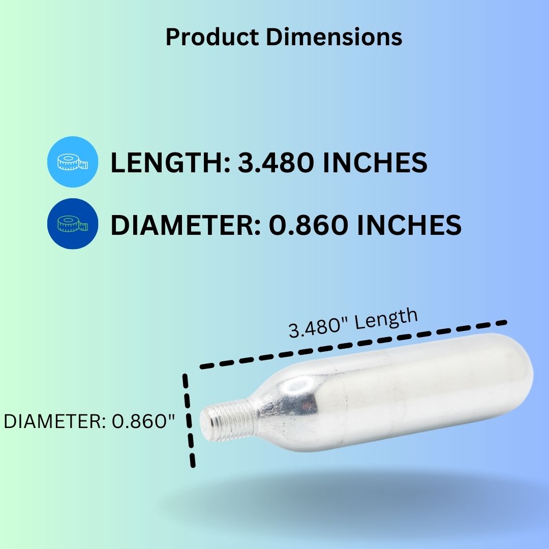 Nitrogen Threaded Beverage Grade Cartridges - 4.1 Gram – Keg Smiths