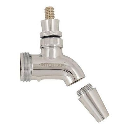 Intertap chrome faucet - Keg Smiths - Premium Draft Kegs & Accessories